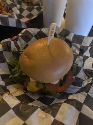 Bacun Cheeze burger  at Seitan's Realm in Columbus