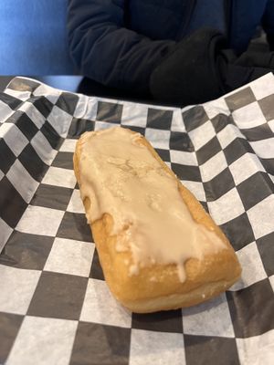 Long John (I think?) maple with vanilla inside   at Seitan's Realm in Columbus