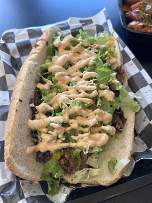 Philly cheesesteak   at Seitan's Realm in Columbus