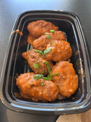 Vegan wings   at Seitan's Realm in Columbus