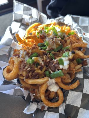 Loaded fries  at Seitan's Realm in Columbus