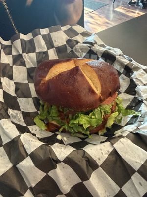 Buffalo chicken sandwich   at Seitan's Realm in Columbus