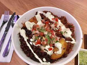 Cuban Bowl at Love Life Cafe in Miami Beach