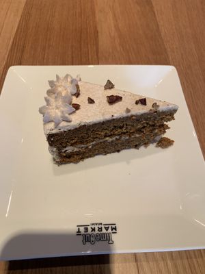 Carrot cake - gf! at Love Life Cafe in Miami Beach