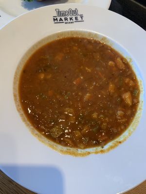 Lentil soup at Love Life Cafe in Miami Beach