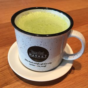 Matcha Latte  at Love Life Cafe in Miami Beach