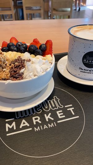 Time out market  at Love Life Cafe in Miami Beach