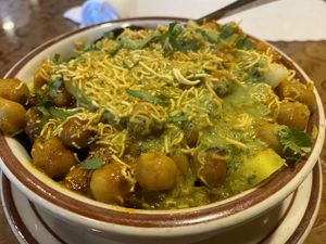 Samosa Chaat   at Indian Street Food in Gainesville