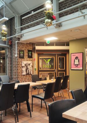 Inside at FRØ in Tromsoe