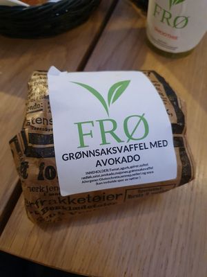 Savoury waffle at FRØ in Tromsoe