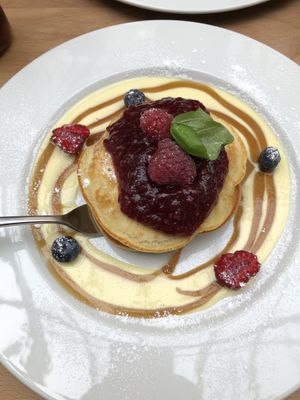 Pancakes  at FRØ in Tromsoe