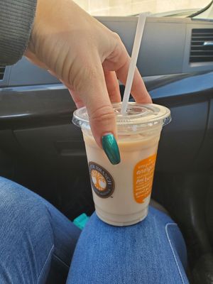 Iced chai latte at Copper Branch - 16th Ave in Calgary