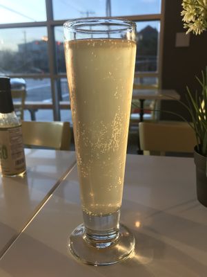 Ginger kombucha at Copper Branch - 16th Ave in Calgary