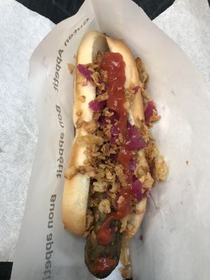 Veggie hot dog(vegan) at IKEA in Dietlikon