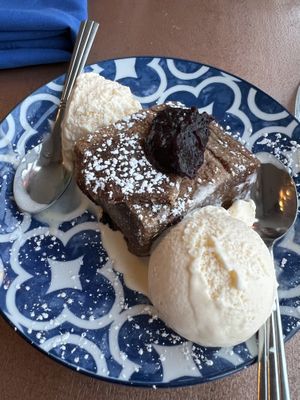 Vegan dessert (coconutty & cinnamony)  at Umana Yana in Albany