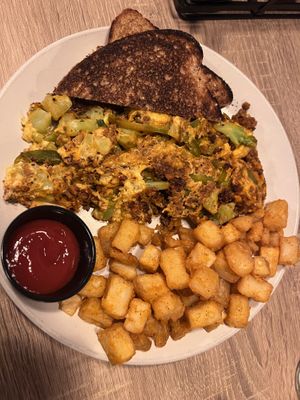 Just Egg scram   at Cafe Madison in Albany