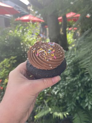 Chocolate cupcake (vegan) at Trophy Cupcakes & Party in Seattle
