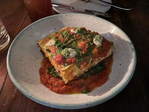 Lasagna at Teva in Sao Paulo