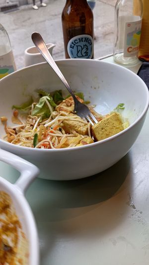 Vermicelli at Chez Ginette in Fribourg