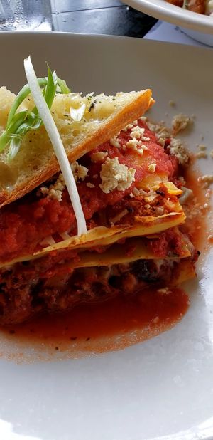 Lasagna at Amberwood Lounge & Eatery in Stittsville