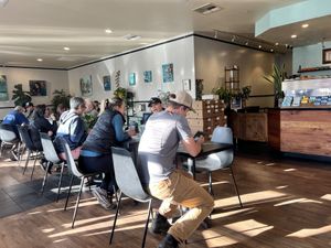   at Retrograde Coffee Roasters in Sebastopol