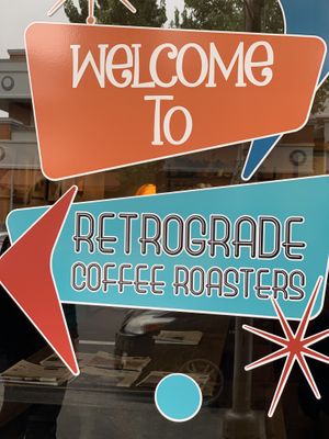 Entrance  at Retrograde Coffee Roasters in Sebastopol