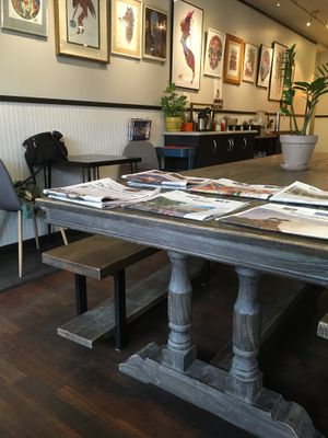 Nice atmosphere  at Retrograde Coffee Roasters in Sebastopol