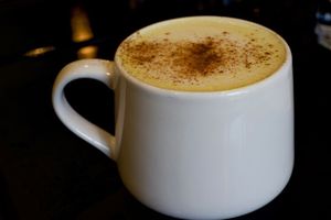 Cappuccino with Oatmilk  at Retrograde Coffee Roasters in Sebastopol