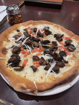 Mushroom pizza   at D'Lish Gourmet Pasta & Pizza in Chula Vista
