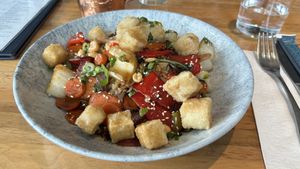 Vegan Hunan Kung Pao  at Earls Kitchen + Bar - Robson in Vancouver