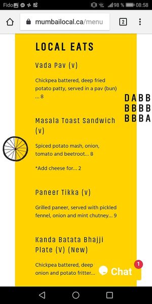 Local eats at Mumbai Local in Vancouver