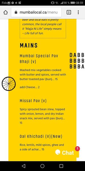 Mains plates at Mumbai Local in Vancouver