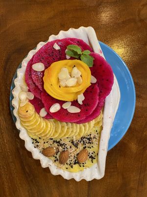 Smoothie bowl  at The Source Cafe in Siem Reap