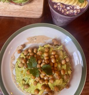 Vegan breakfast   at The Source Cafe in Siem Reap