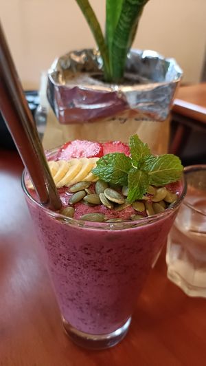 Berry Smoothie at The Source Cafe in Siem Reap