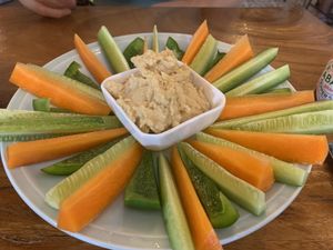 Hummus  at The Source Cafe in Siem Reap