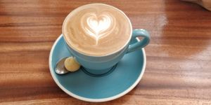 Cafe Latte (One of the best I've had in Asia) at The Source Cafe in Siem Reap