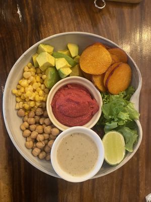 Veg bowl  at The Source Cafe in Siem Reap