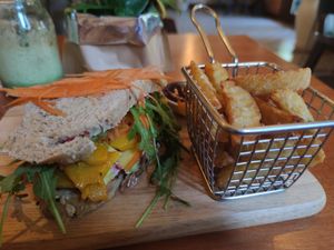 The Hungry Vegan Sandwich at The Source Cafe in Siem Reap