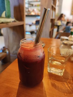 Pink Paradise Juice at The Source Cafe in Siem Reap