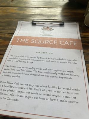   at The Source Cafe in Siem Reap