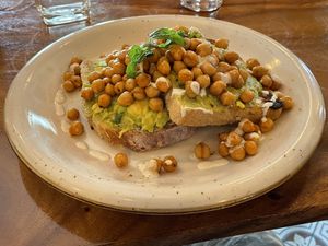 Vegan breakfast, $4.25  at The Source Cafe in Siem Reap