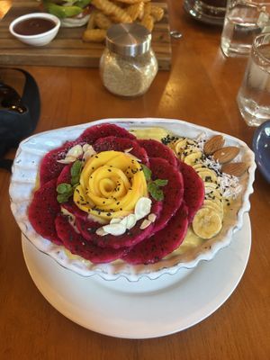Smoothie bowl   at The Source Cafe in Siem Reap