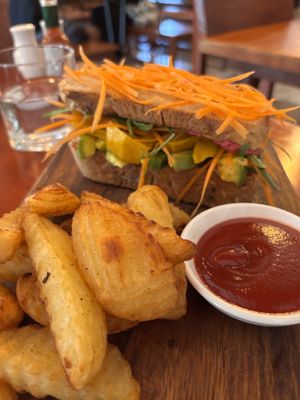 The hungry vegan  at The Source Cafe in Siem Reap