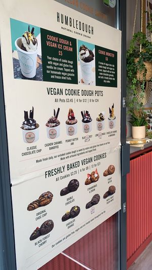 Menu at The After School Cookie Club in East London