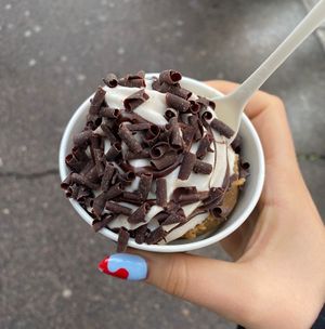 ice cream w/ ccc dough💝 at The After School Cookie Club in East London