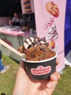 Cookie and ice cream at The After School Cookie Club in East London
