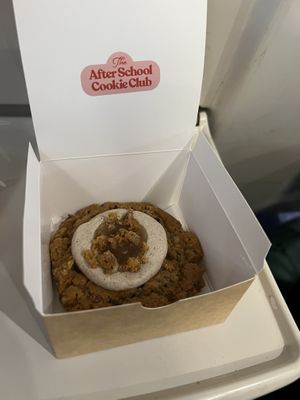 Apple crumble   at The After School Cookie Club in East London