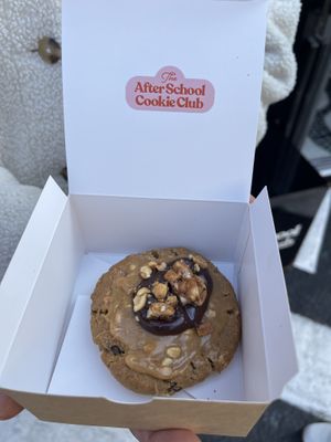 Peanut cookie  at The After School Cookie Club in East London