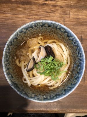 Cold Udon at Menkui Kinya in Kyoto